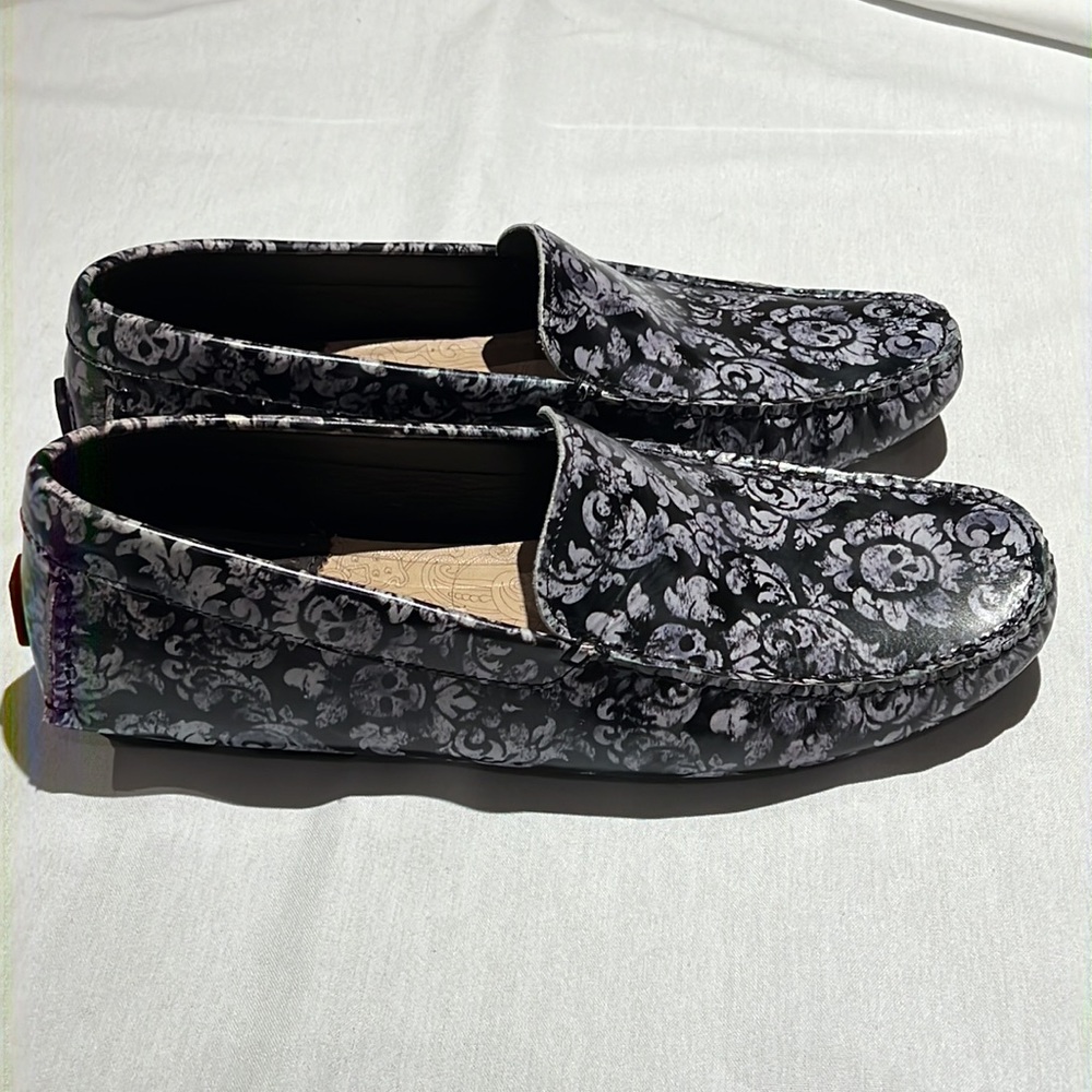 Robert Graham Men’s Kani Leather Driver Moccasin Shoes Size 10